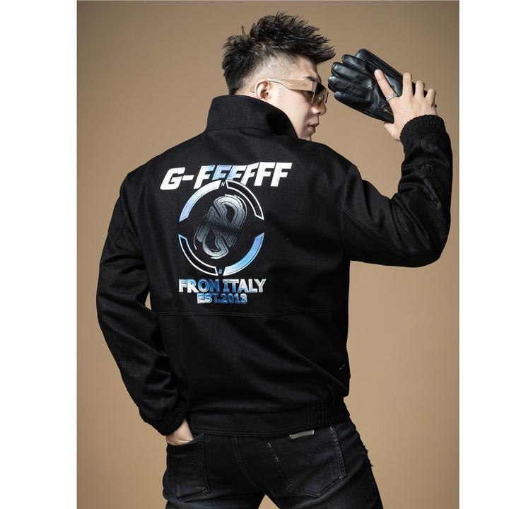 曼库帕娅秋冬季新款宽松高端工装牛仔夹克男士潮牌休闲外套男装