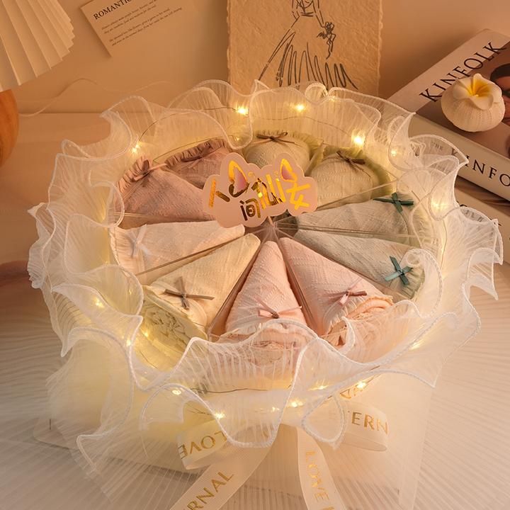 内裤蛋糕花束礼盒实用的创意走心三八女神节礼物送老婆送女友闺蜜