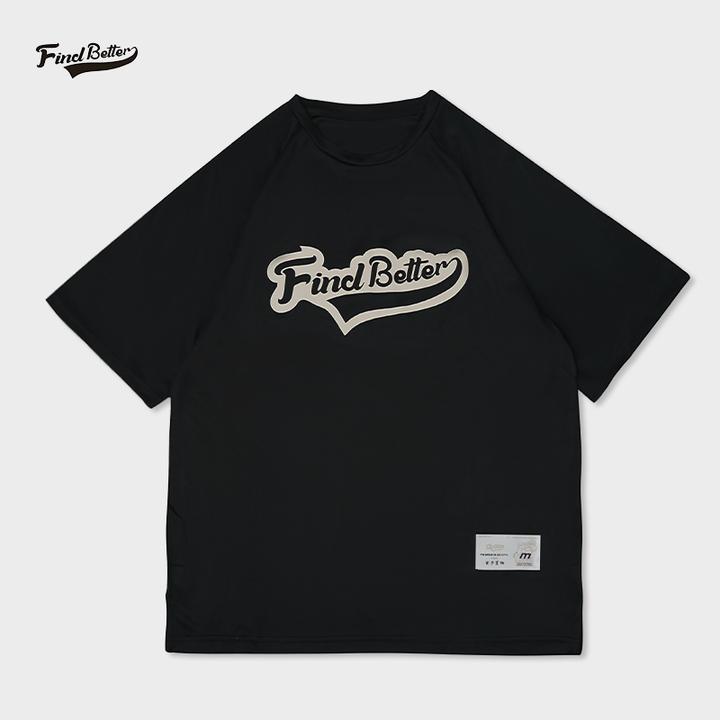 FIND BETTER夏季新款宽松速干透气篮球运动健身训练投篮服短袖T恤