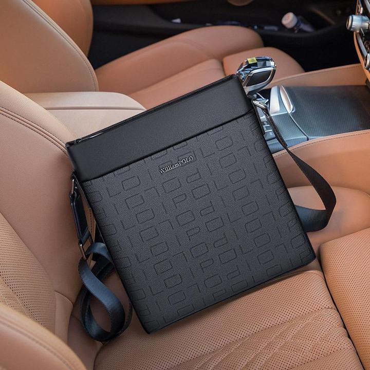 英皇保罗斜挎包男士包包新款商务休闲男包竖款单肩包通勤背包轻奢