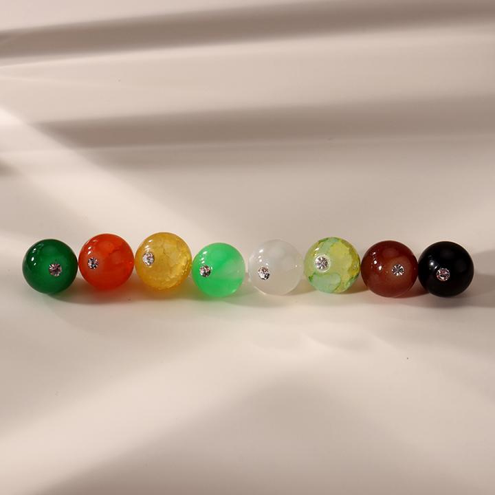 复古国风纽扣旗袍衣服外套高脚圆形珍珠纽扣衬衫衬衣玻璃扣子