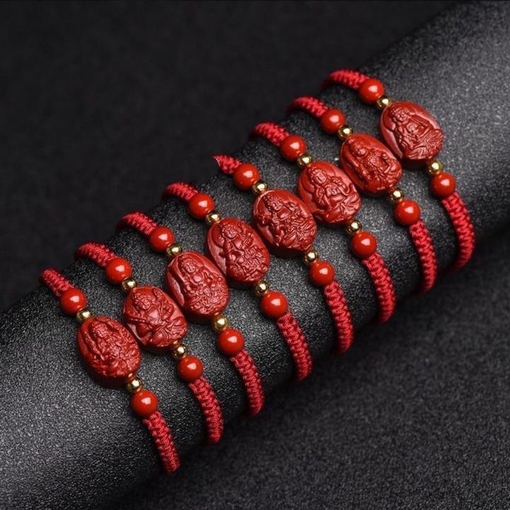 非金属锦纶手链 【老师推荐】非金属十二生肖紫红色手绳礼品情侣