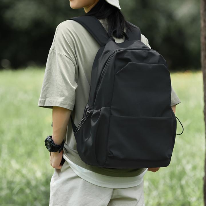 背包女大容量轻便休闲双肩包初高中大学生简约书包短途旅行包5637