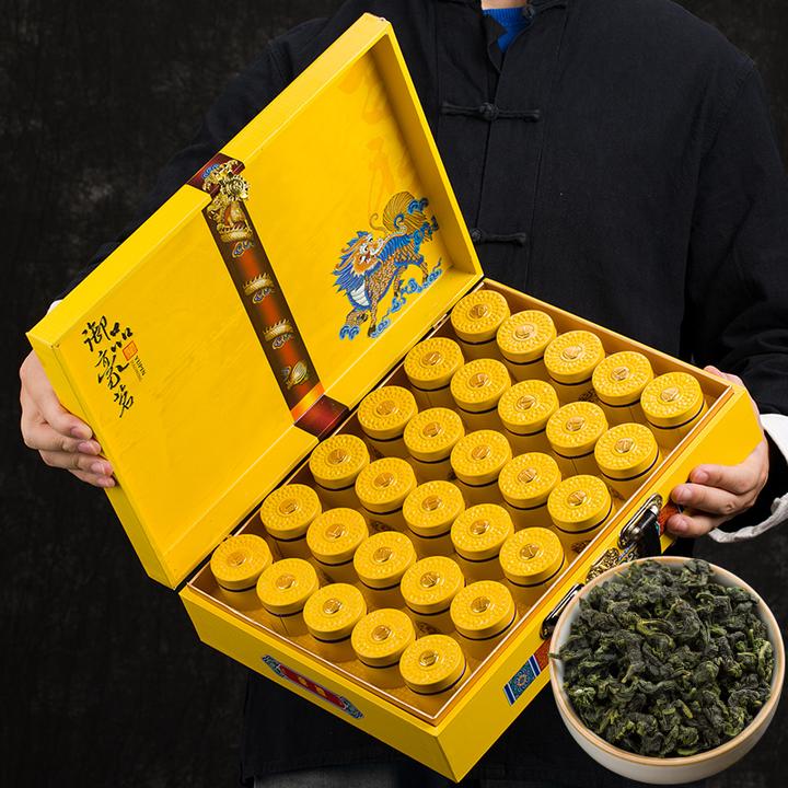 铁观音茶叶礼盒安溪传统浓香型茶叶散茶罐装过年礼品茶送长辈