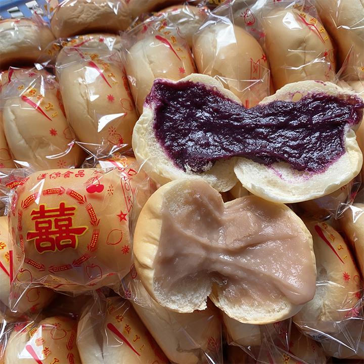 潮汕纯手工芋泥面包 芋泥、紫薯、豆沙早餐包没防腐剂保质期5天特产