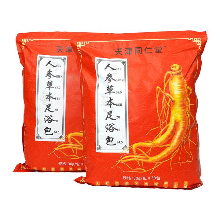 天津同仁堂人参艾草足浴包