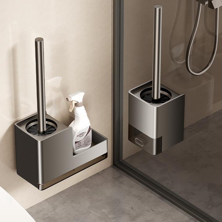 马桶刷缝隙刷厕所浴室壁挂式家用无死角壁挂免打孔坐便器清洁套装