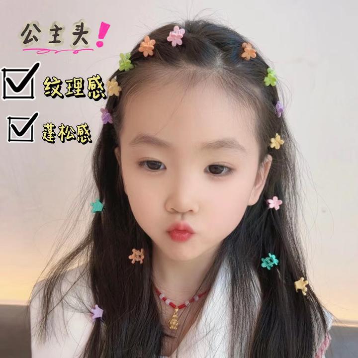 新款编发发夹刘海碎发编发小抓夹仙气可爱甜美少女心女孩发饰儿童