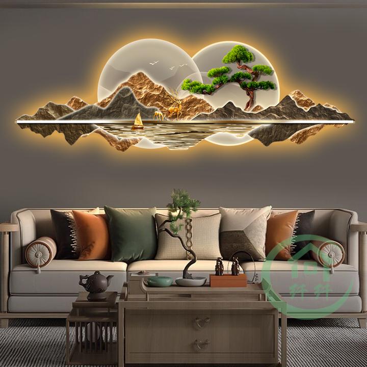 新款展示背景墙挂画时尚卧室茶室墙装饰壁画办公室墙大堂餐厅墙画