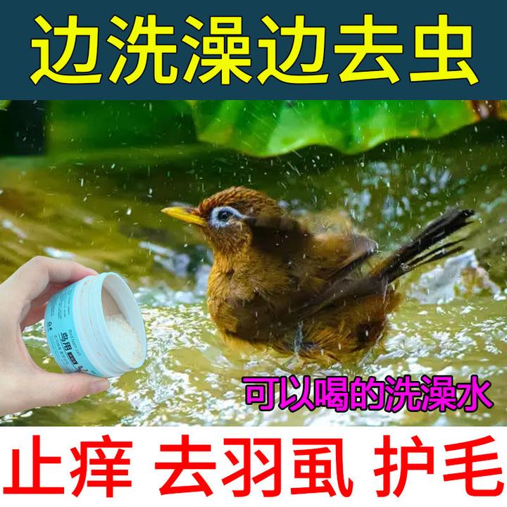 鹦鹉清洁消毒用品鸟炸毛专用药驱虫止痒去螨鸟洗澡沐浴盐除臭颗粒