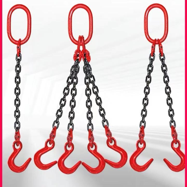 大开口链条起重吊索具G80锰钢起重链条吊链吊车吊具行车组合吊钩