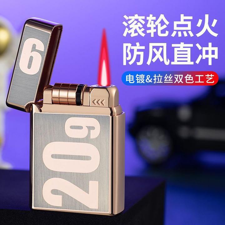 2099触摸感应创意打火机电镀工艺点火便携防风个性电池网红充气