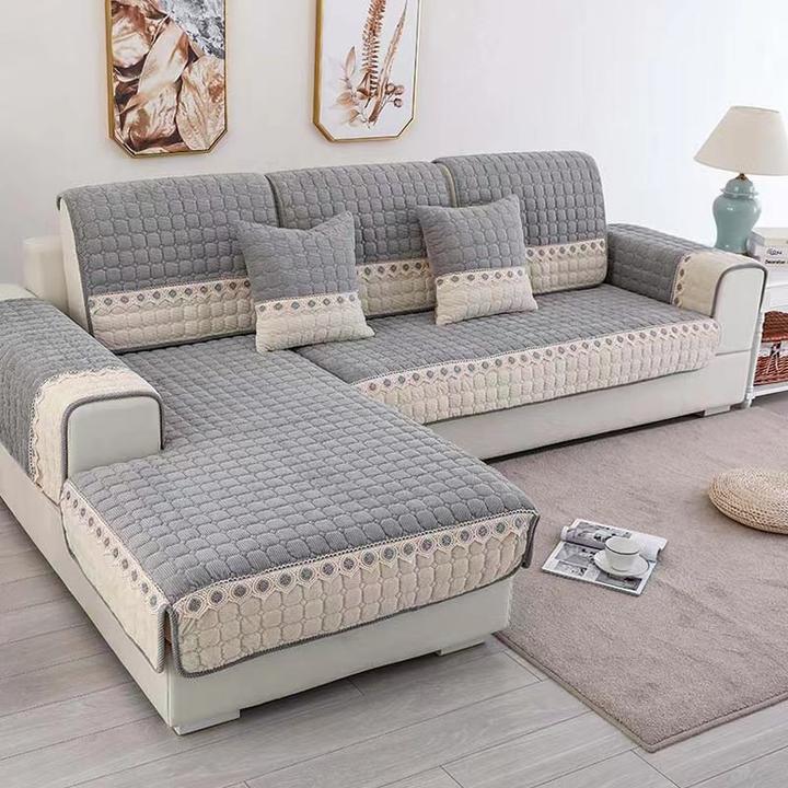 灯芯绒加厚沙发垫四季通用防滑简约布艺透气客厅卧室沙发套盖布