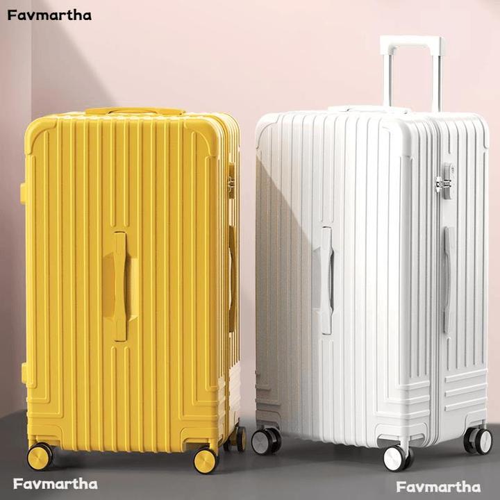 大容量行李箱女28寸旅行拉杆箱30寸学生静音轮结实耐用密码皮箱男