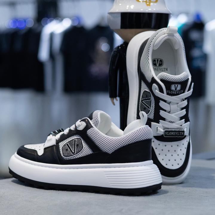 【皇嘉名品】欧货高端男鞋2024秋冬新款时尚大牌真皮百搭休闲板鞋