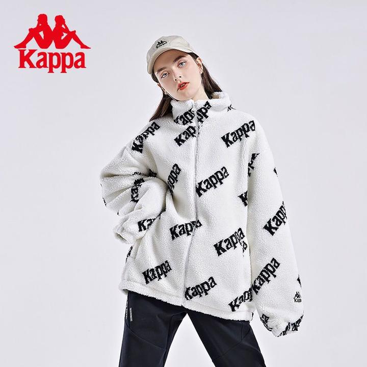 K190-Kappa卡帕中性款情侣开衫加厚宽松休闲立领运动-K0BZ2JJ23D