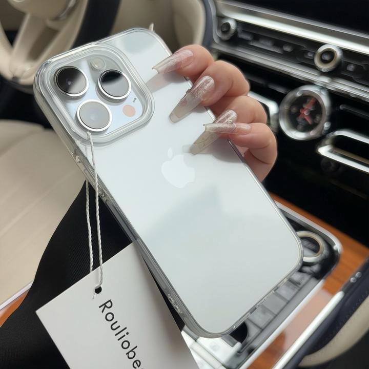 欧克里里透明大孔苹果16适用iPhone17promax轻奢14/13女15手机壳