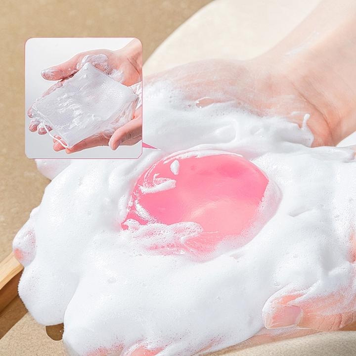 米丽莱桃花粉嫩皂 精油皂清爽控油沐浴持久留香樱花洗澡私密褪黑