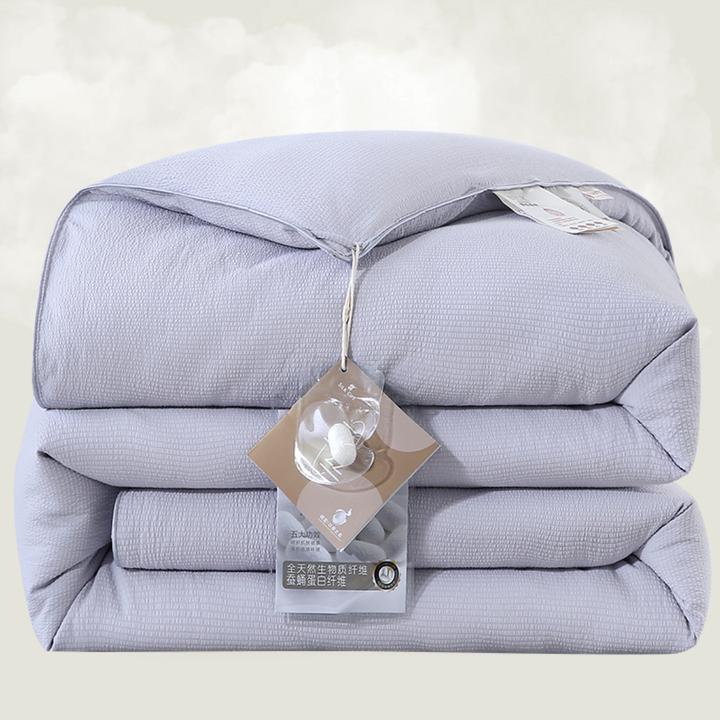 桐乡正品手工蚕丝被出口100%桑蚕丝被芯春秋被子秋冬被母被二合一