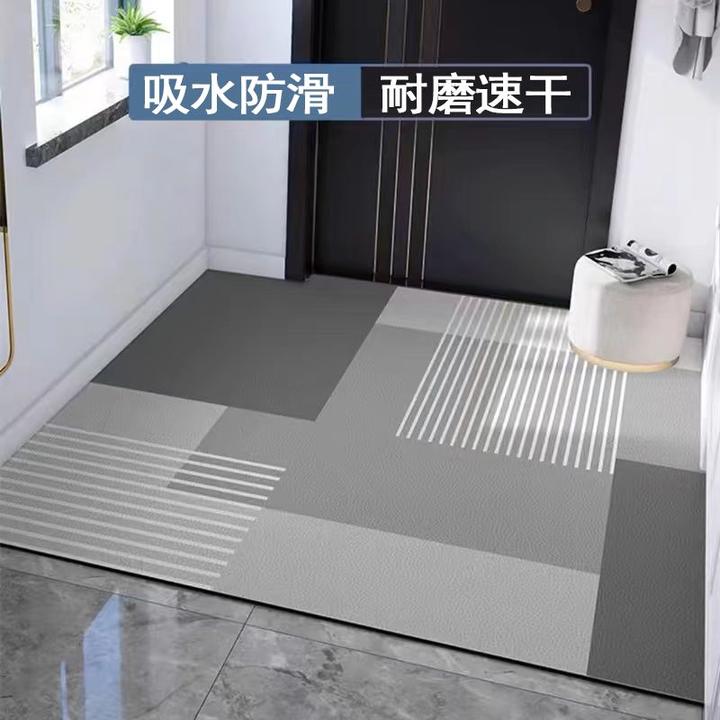 硅藻泥布艺可裁剪地垫入户门垫进门除尘防滑吸水脚垫入户门地垫