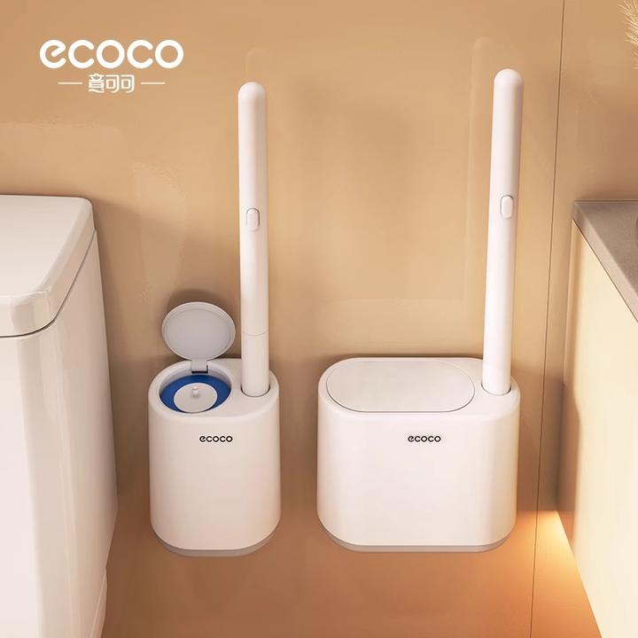ecoco一次性马桶刷卫生间家用壁挂式免打孔无死角洗厕所刷子神器