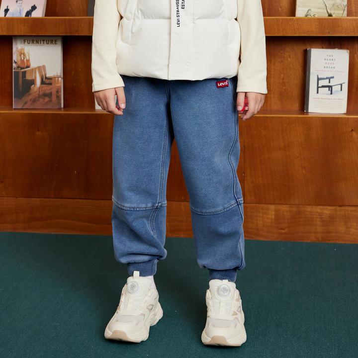 【自营】levis李维斯童装长裤男童裤子休闲复古加绒宽松秋季L905