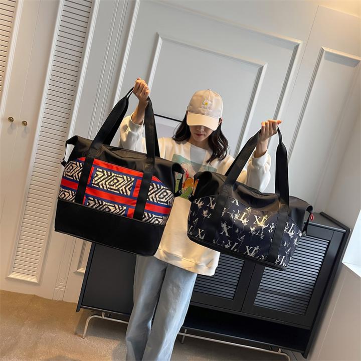 时尚旅行包大容量运动出差训练瑜伽健身便携收纳行李包大号健身包