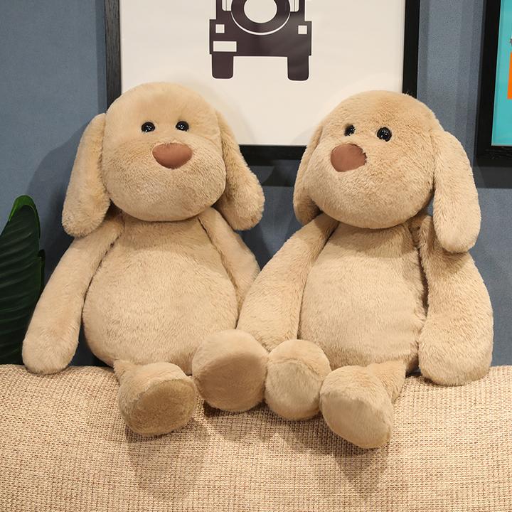 【优赫】55cm可爱毛绒小灰狗超萌好物扎染狗狗公仔礼包D