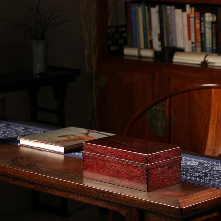 小书斋硬木大号珠宝首饰收纳盒