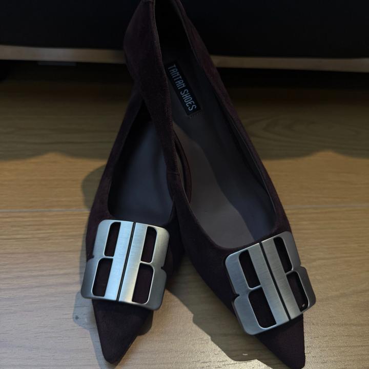 TANTAN 时尚气质百搭尖头百搭单鞋2746