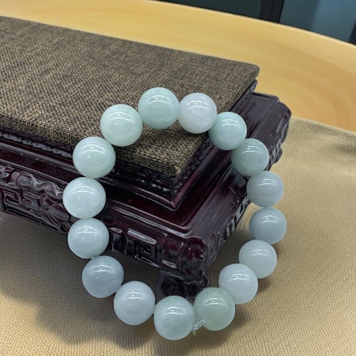 天然缅甸A货翡翠手串