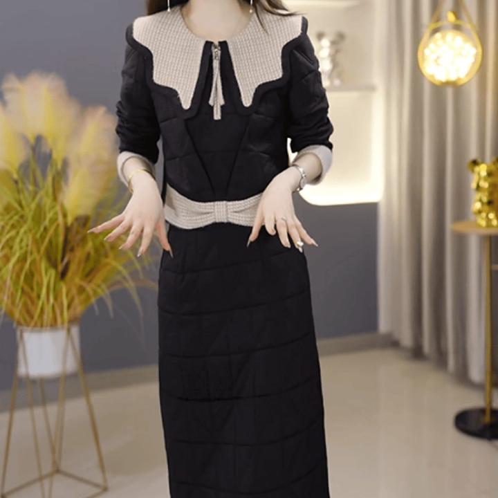 B942【上衣+半身裙】2025冬季新款高端时尚显气质保暖显瘦套装裙