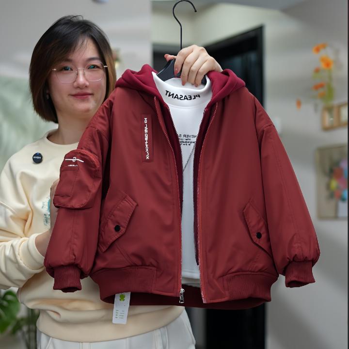 【加绒加棉】男童冬款外套2025新款儿童冲锋衣派克服深秋棉服潮洋气