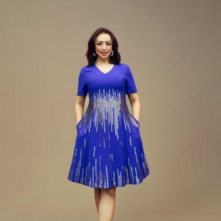 秋季不规则裙连衣裙套头长裙不规则领型极简风X型裙