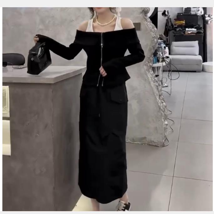 2025春季新款时尚女装网红气质爆款赫本风上衣裙子女26