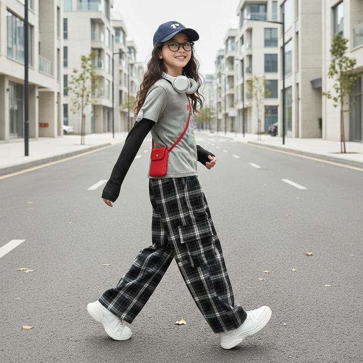 女童韩系套装秋装2025新款儿童秋季洋气时髦两件套6-12岁女孩衣服