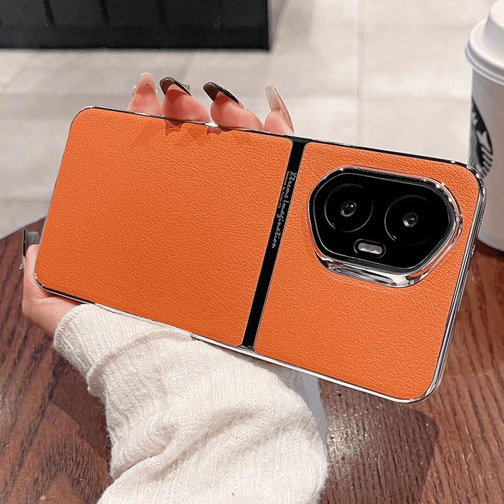 适用荣耀300Pro手机壳高端素皮拼接电镀300超薄300ultra硬壳200