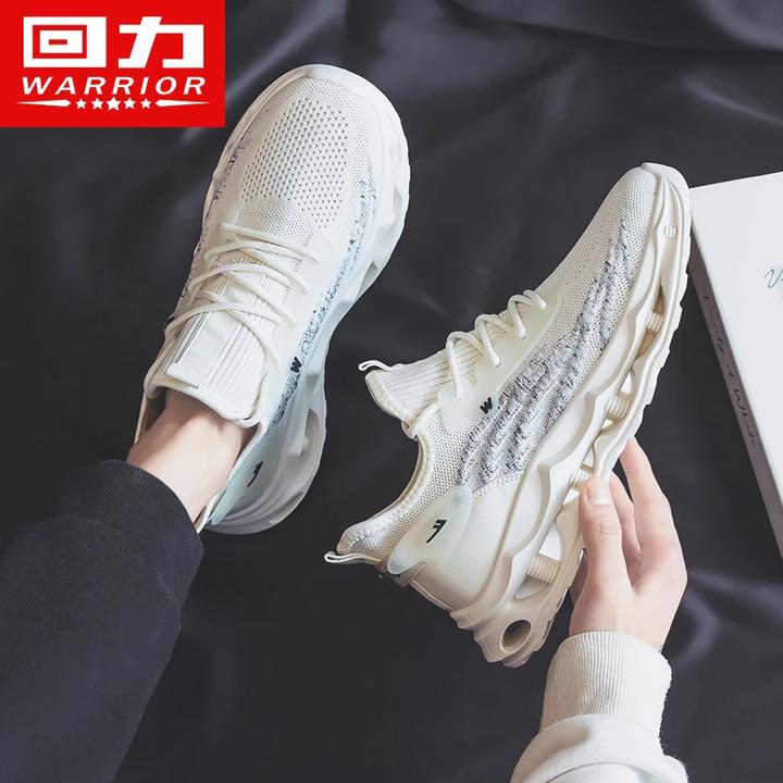 回力椰子鞋男鞋夏季透气飞织鞋情侣轻便休闲运动软底跑步网鞋单鞋