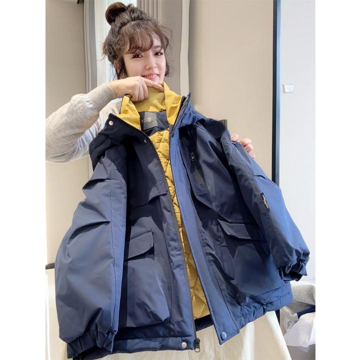 男童冬季新款中大童棉衣洋气冬装宽松休闲棉服保暖外套MT68285