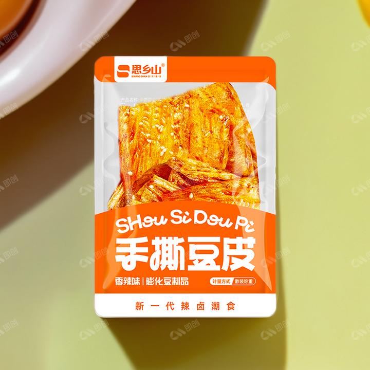 思乡山手撕豆皮2024手撕豆皮麻辣辣味湖南特产辣片小吃香辣