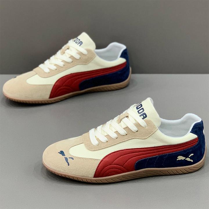 DMXUXM巴黎『设计风』新品好物~力荐！简约拼色软底百搭舒适休闲板鞋