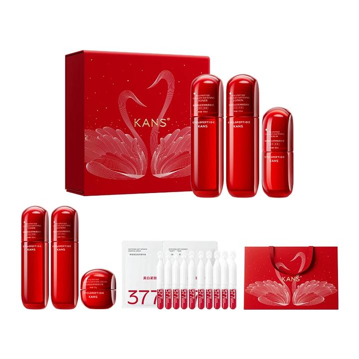 KANS/韩束红蛮腰环六肽4.0次抛保湿抗皱紧致修护舒缓滋养护肤礼盒