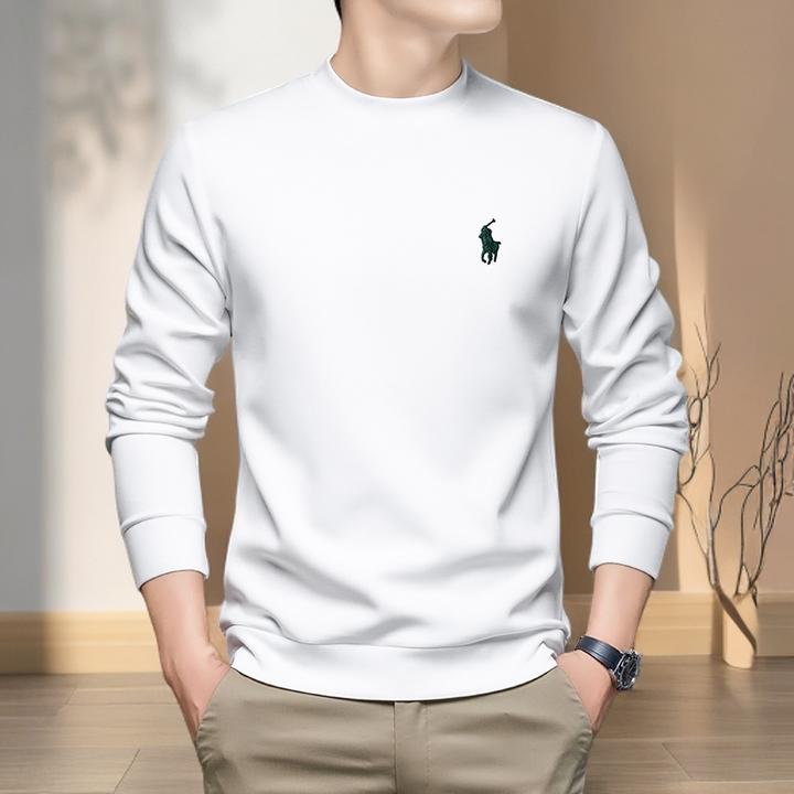 男士长袖T恤新款休闲时尚卫衣秋冬季潮流打底衫舒适套头圆领上衣