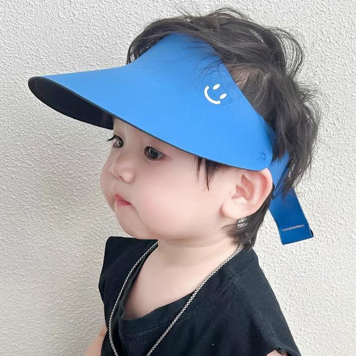 儿童帽子超轻运动遮阳防晒帽男孩女孩夏季空顶防紫外线宝宝太阳帽