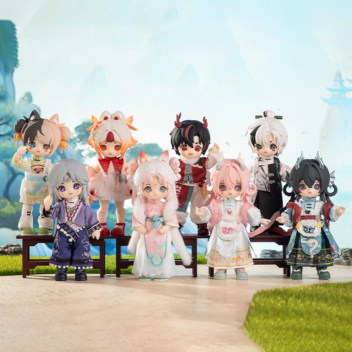 【开盒不退不H】NAGI兽仔逍遥游系列可动人偶盲盒12分BJD娃娃潮玩