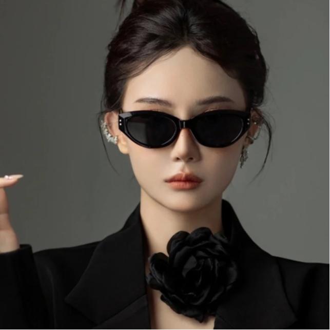 猫眼墨镜女gm2024新款高级感网红防紫外线方圆脸显瘦太阳镜偏光男