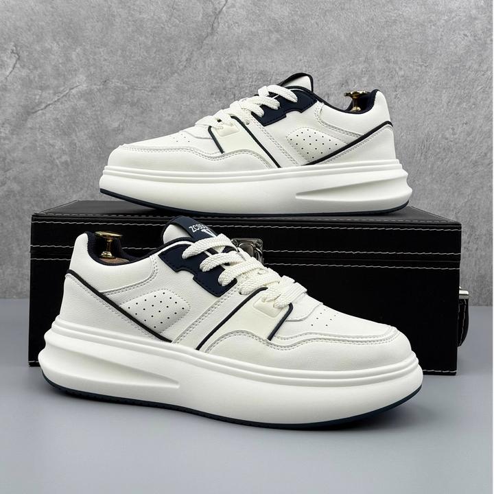 法莎尼亚男鞋2025夏秋新款开车鞋时尚增高板鞋百搭舒适休闲鞋男款