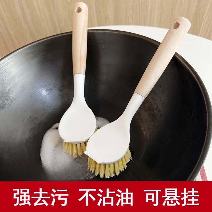 带铲头长柄家用锅刷不沾油不脏手厨房用具松弛感刷锅洗锅刷