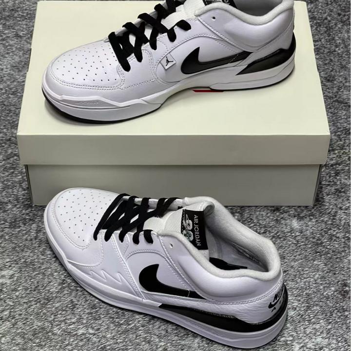 AIR JORDAN STADIUM 90男款白黑色运动休闲鞋低帮篮球鞋官方正品