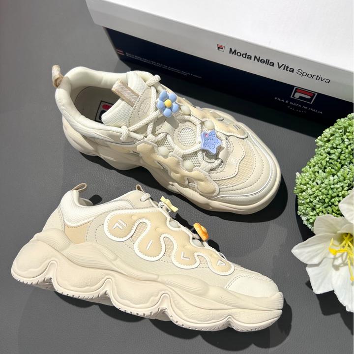 【秋冬加厚增高】Fila/斐乐 增高5厘米休闲百搭豌豆鞋F12W541114F/M